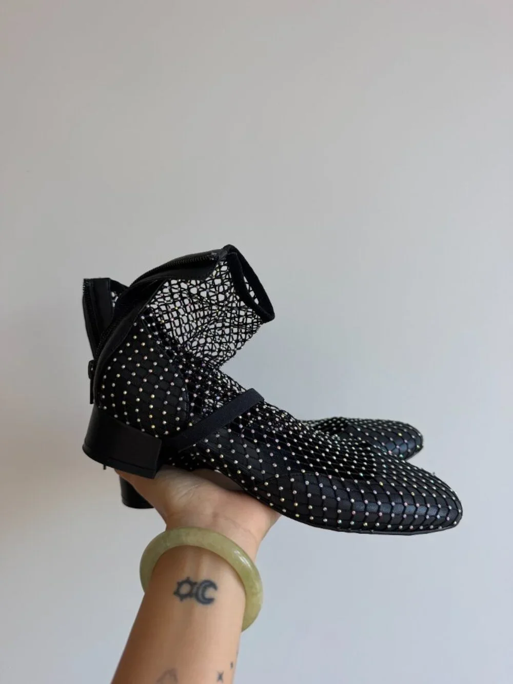 Jeffrey Campbell Magic Hour Mesh Heels, Size 6.5